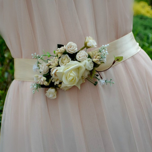 Květinový pásek ivory — foto 3