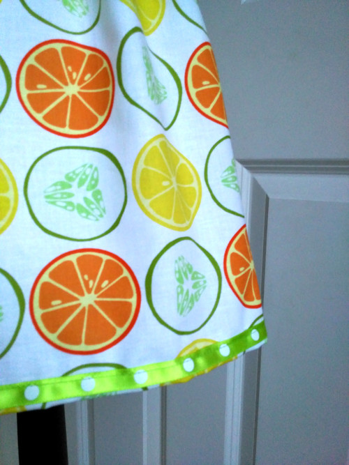 Sukýnka CITRONKY (pas 58 cm +) — foto 2