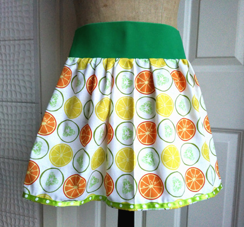 Sukýnka CITRONKY (pas 58 cm +) — foto 3