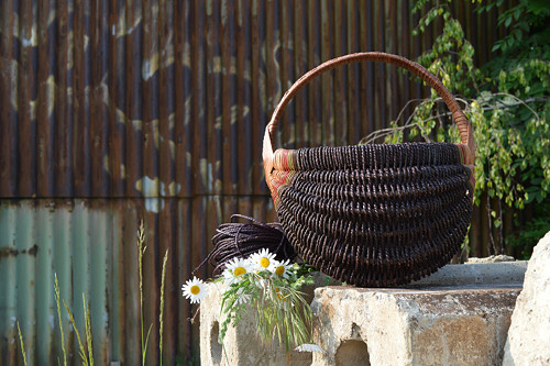 Francouzský piknikový košík - tmavý — foto 3