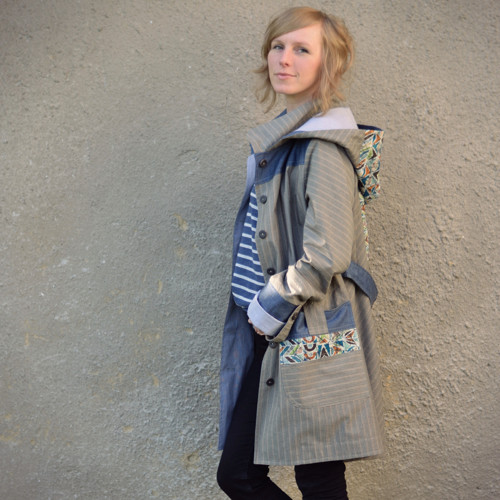 Coco Springtime Coat - jarní kabátek s kapucou — foto 3