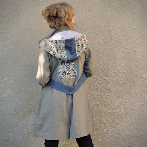 Coco Springtime Coat - jarní kabátek s kapucou — foto 4