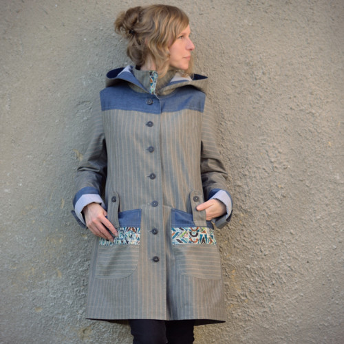 Coco Springtime Coat - jarní kabátek s kapucou — foto 6