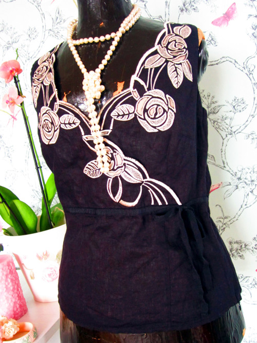 Top black&cream roses — foto 3