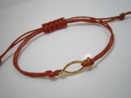 "VĚŘÍM" - náramek (macramé) - Unisex — foto 5