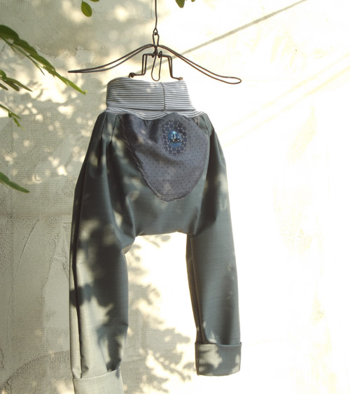 Bombarďáčky/turky softshell "Lesní šero" vel.3 — foto 4