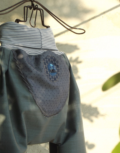 Bombarďáčky/turky softshell "Lesní šero" vel.3 — foto 5