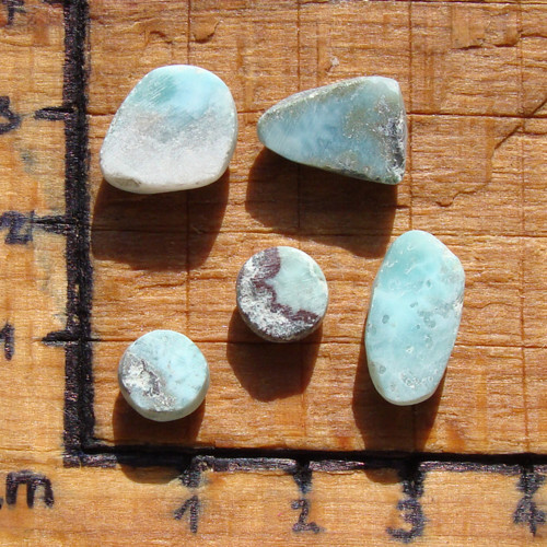 Larimar - set pěti kabošonů — foto 2