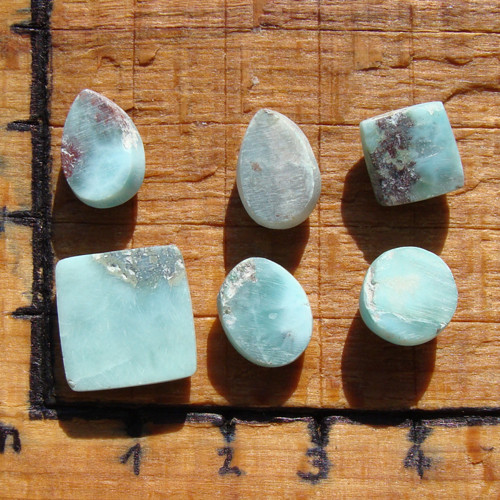 Larimar - set šesti kabošonů — foto 2