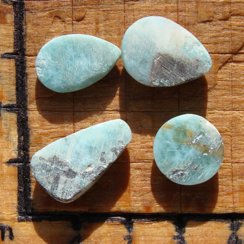 Larimar - set čtyř kabošonů — foto 2
