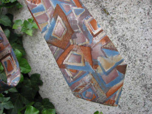 Geometricky...kravata z hedvábí — foto 2