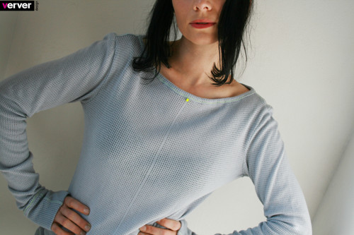 Triko šedé - "neon korálek" (M) — foto 2
