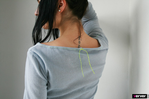 Triko šedé - "neon korálek" (M) — foto 4