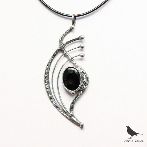 Magické oko (Obsidián) - náhrdelník — foto 2