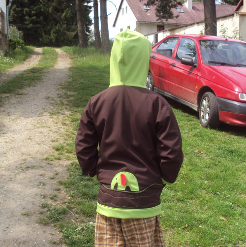 Rostoucí softshell. bundička 4.5-7 let na přání — foto 2