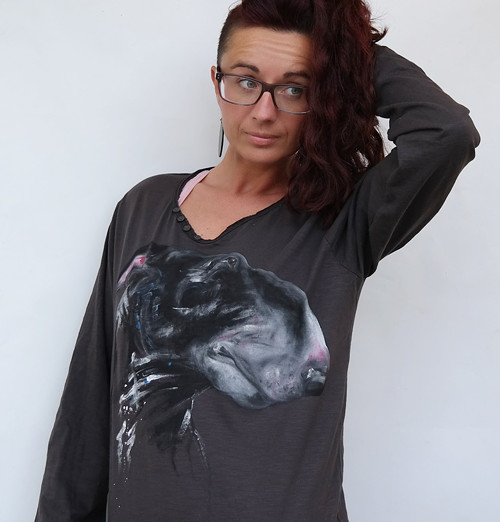 Bull Profil .. UNISEX tričko — foto 2