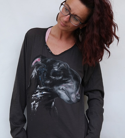 Bull Profil .. UNISEX tričko — foto 3