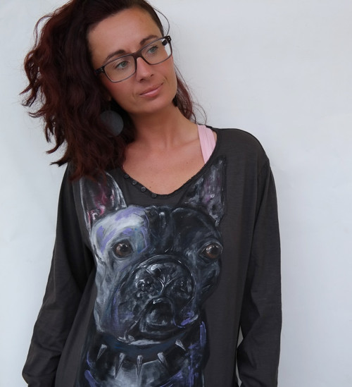 Frenchie style .... UNISEX triko — foto 5