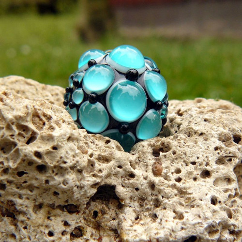 Koule emerald- vinutá perla — foto 2