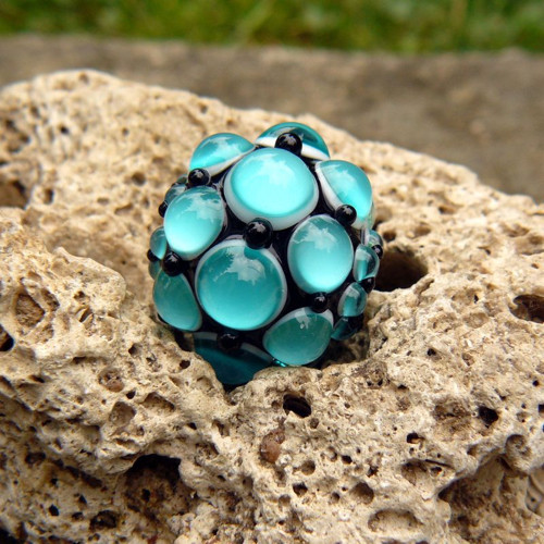 Koule emerald- vinutá perla — foto 3