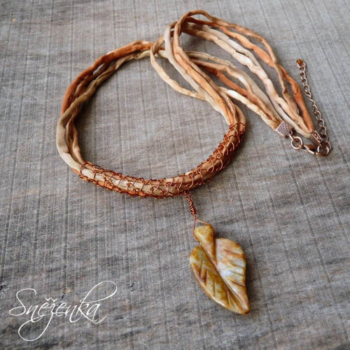 Listopad - náhrdelník — foto 4