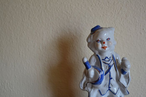 Klaun - porcelánová figurka — foto 2