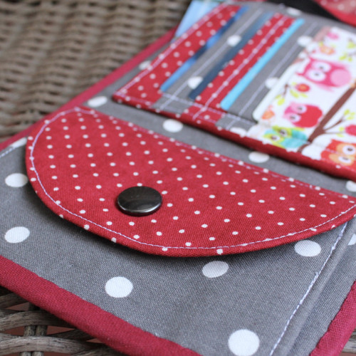 Peněženka "Dots in red and owls" — foto 4