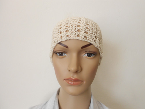 Dámská čepice - hučka hedvábí+bavlna — foto 2