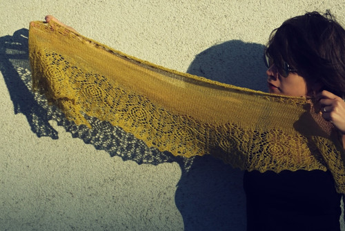 Krajkový šál Sunshine — foto 6