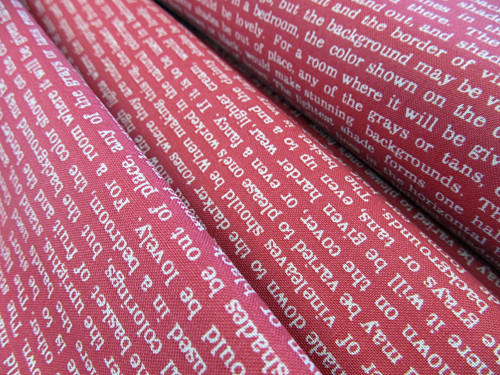 Látka L's Modern Spring-text (pink/bílá) — foto 3