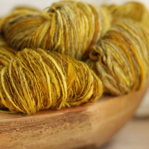 Malabrigo Mostaza, woolen - ručně předená — foto 4