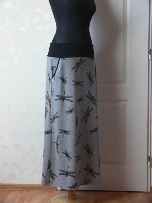 Sukně dlouhá šedá — foto 2