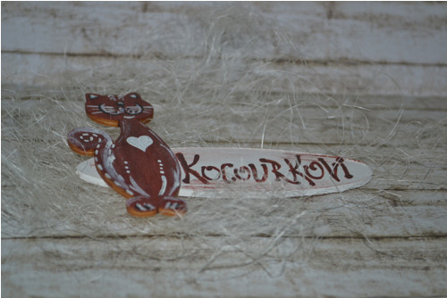 Cedulka na dveře s kocourem — foto 3