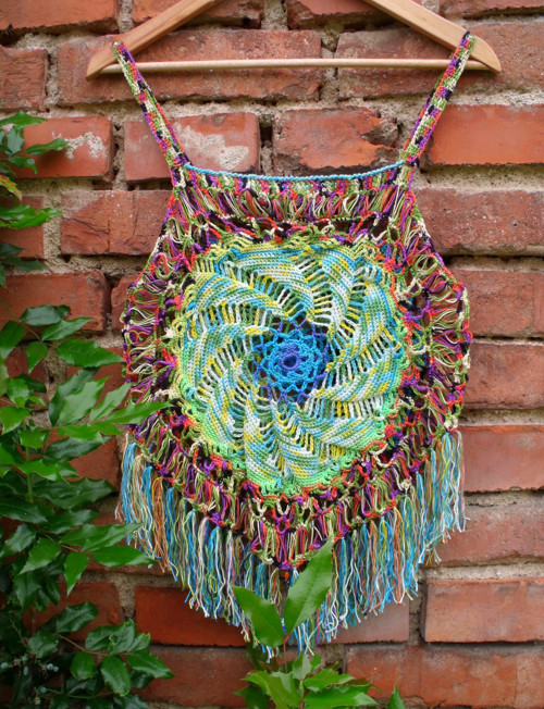 Háčkovaný top MANDALA POHYBU — foto 6