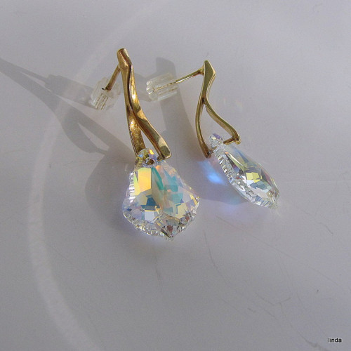 Náušnice * SWAROVSKI * 1 pár/ bal — foto 2