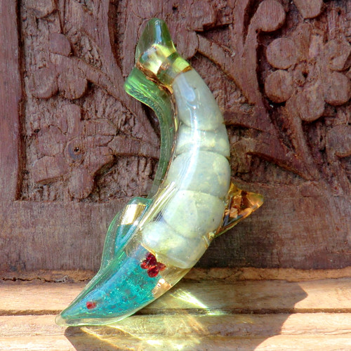 Orgonit *Amulet * Delfínek s Kalcitem — foto 3