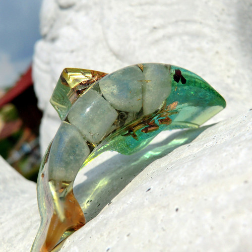 Orgonit *Amulet * Delfínek s Kalcitem — foto 5