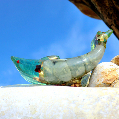 Orgonit *Amulet * Delfínek s Kalcitem — foto 6