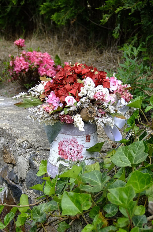 Plechová konývka - Hortenzie — foto 6