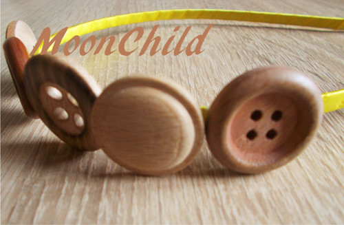 Golden Brown Buttons - čelenka — foto 3