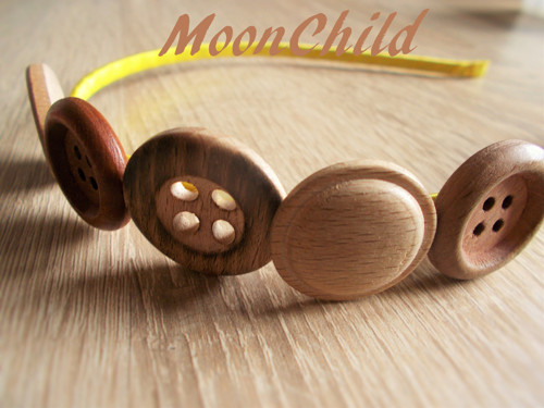 Golden Brown Buttons - čelenka — foto 4
