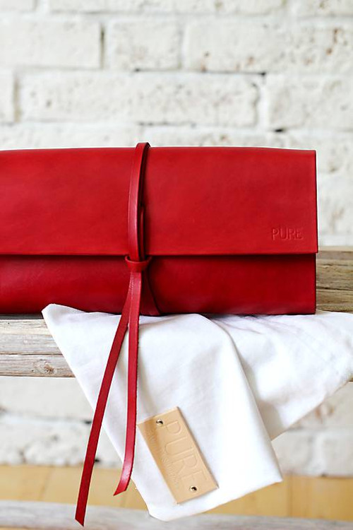 Listová kabelka MIDI RED — foto 2