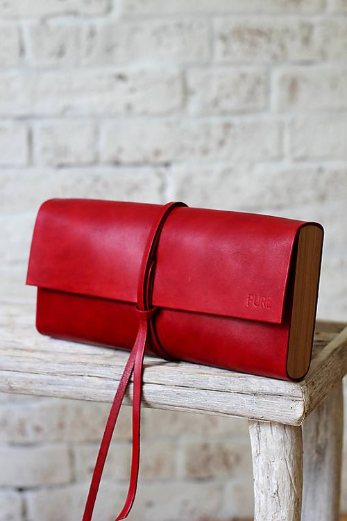 Listová kabelka MIDI RED — foto 4