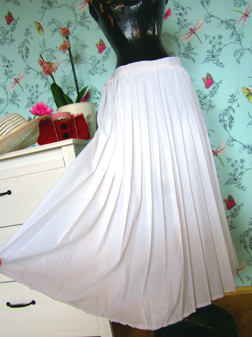Sukně plisé white — foto 4