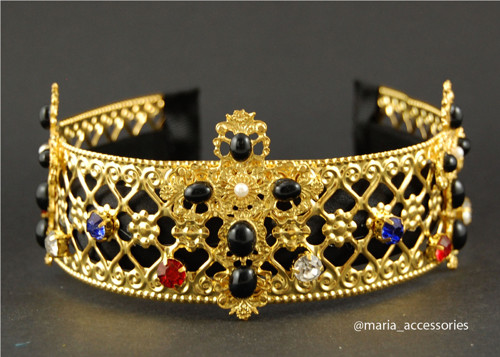 Dolce Queen barokní ... čelenka — foto 4