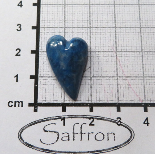 Lapis lazuli- světlý, srdíčko č.2 — foto 2