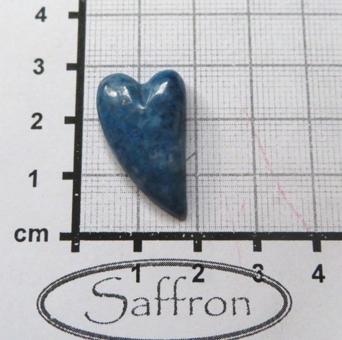 R Lapis lazuli- světlý, srdíčko č.4 — foto 2
