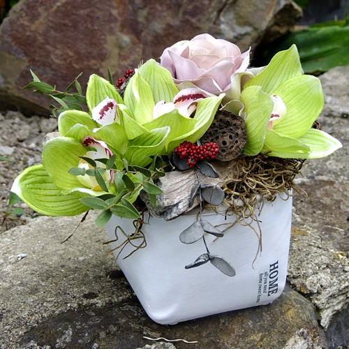 Dekorace - Zelená orchidea — foto 3