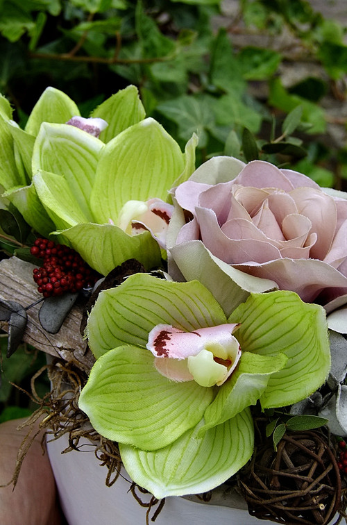 Dekorace - Zelená orchidea — foto 6