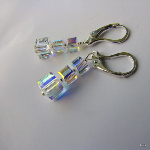 Náušnice* SWAROVSKI * 1 pár/ bal — foto 2